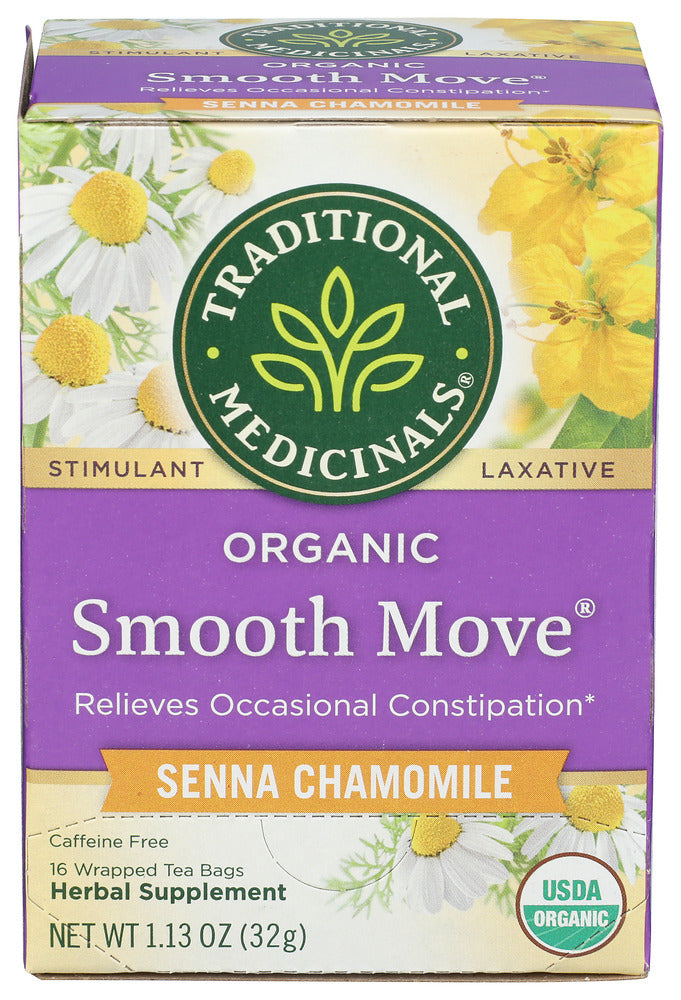 TRADITIONAL MEDICINALS TEA SMOOTH MOVE CHMMLE - 16 BG