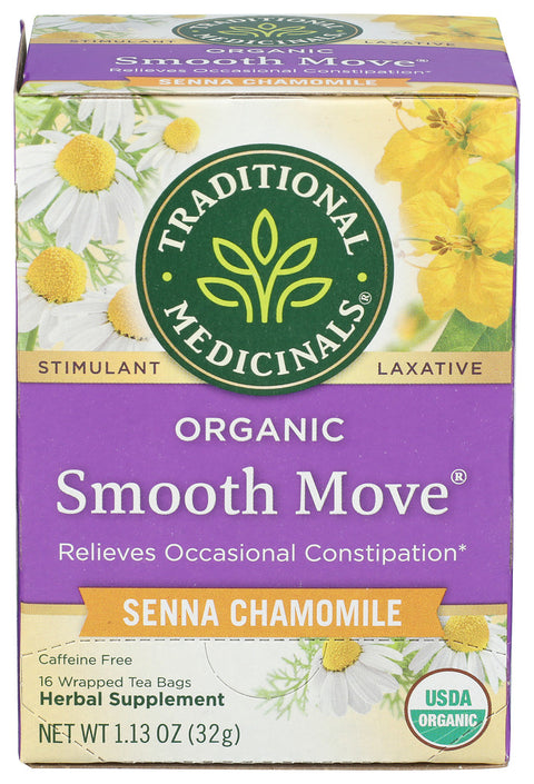 TRADITIONAL MEDICINALS TEA SMOOTH MOVE CHMMLE - 16 BG