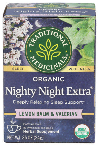 TRADITIONAL MEDICINALS TEA NIGHTY NIGHT VALERIAN - 16 BG