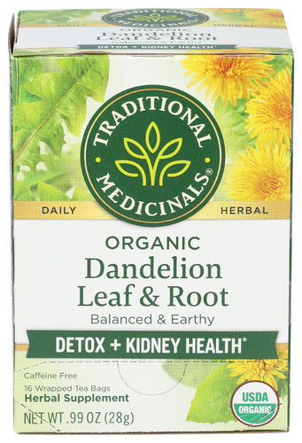 TRADITIONAL MEDICINALS TEA DANDELION LEAF&ROOT O - 16 BG