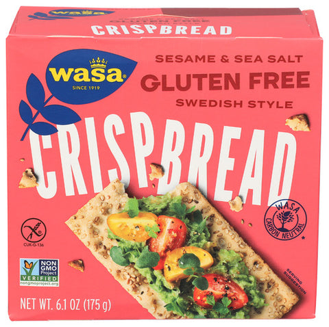 WASA CRISPBREAD SESAME - 6.1 OZ