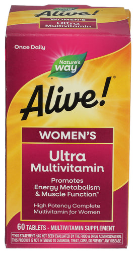 NATURES WAY ALIVE DAILY WMN 60TB - 60 TB