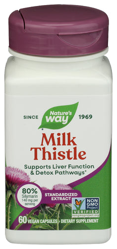 NATURES WAY MILK THISTLE STD 60VEGCP - 60 CP