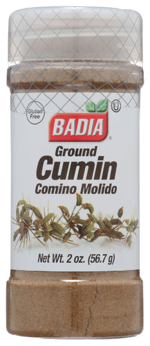 Badia 
Cumin Grnd, 2 OZ.
