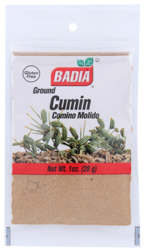Badia 
Cumin Grnd, 1 OZ.