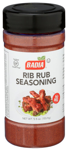 Badia 
Spice Rub Rib, 5.5 OZ.