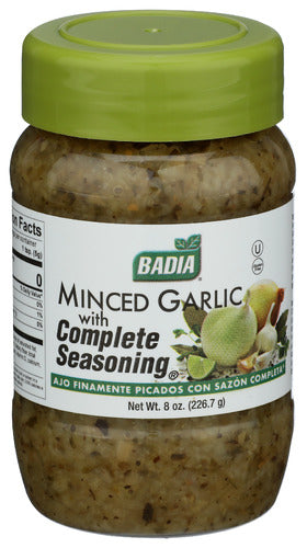 Badia 
Garlic Minced Seasoned, 8 OZ.