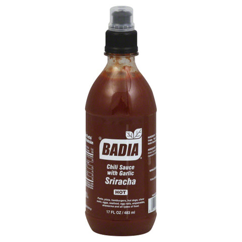 Badia 
Sauce Chili Sriracha, 17 OZ.
