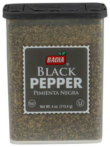 Badia 
Pepper Black Grnd, 4 OZ.