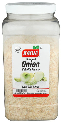 Badia 
Onion Flakes Chopped, 3 LB.