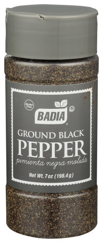 Badia 
Pepper Black Grnd, 7 OZ