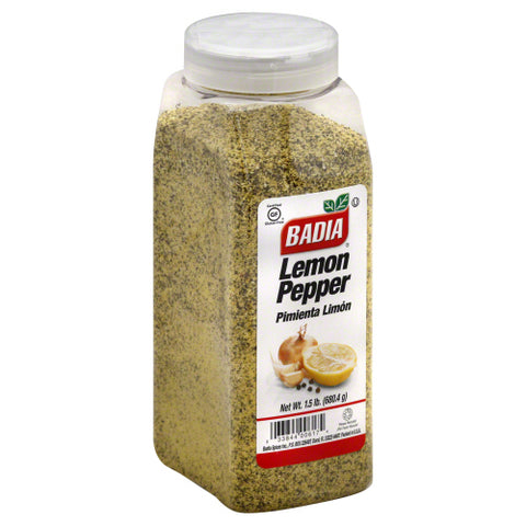 Badia 
Pepper Lemon, 24 OZ.