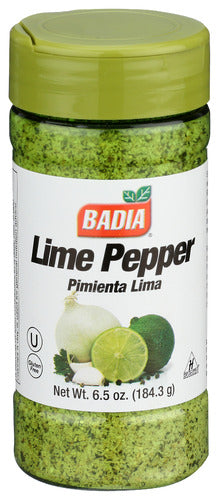 Badia 
Seasoning Lime Pepper, 6.5 OZ.