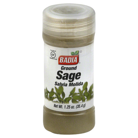 Badia 
Sage Grnd, 1.25 OZ.