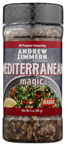 Andrew Zimmern 
Seasoning Med Magic, 4.25 OZ.