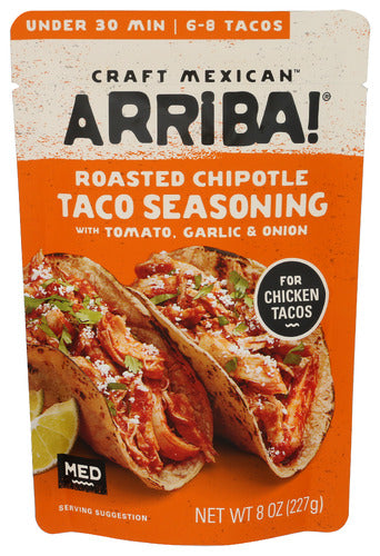 Arriba 
Sauce Taco Chipotle Chkn, 8 OZ.