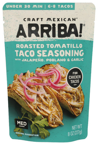 Arriba 
Sauce Taco Rstd Tmtlo Ck, 8 OZ.