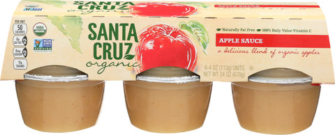 SANTA CRUZ APPLESAUCE 6PK - 24 OZ