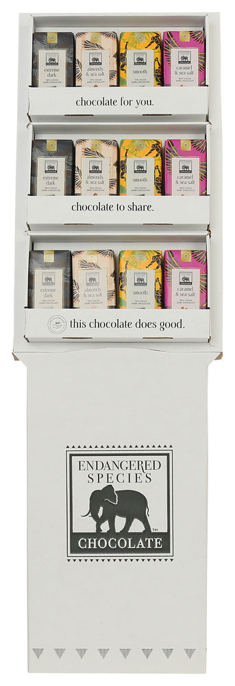 ENDANGERED SPECIES BAR CHOC 4VAR 48PC - 1 DS