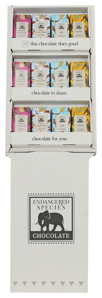 ENDANGERED SPECIES BAR CHOC SMRE 4V 48 PC - 1 DS