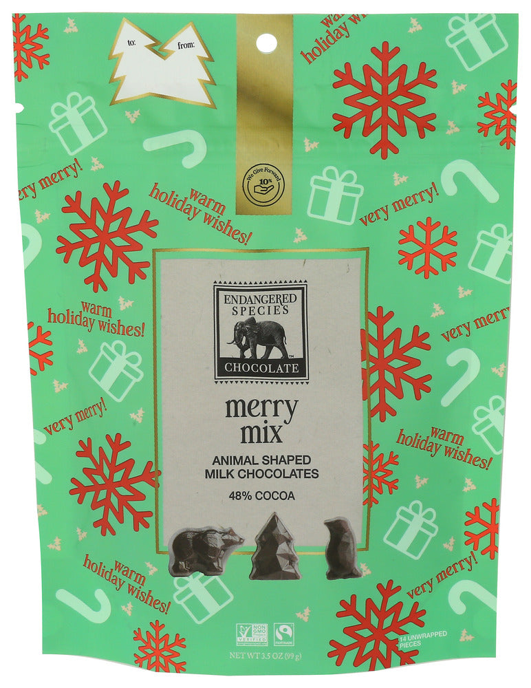 ENDANGERED SPECIES CHOC MILK MERRY MIX - 3.5 OZ