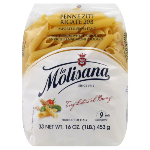LA MOLISANA PASTA PENNE ZITI RIGATE - 16 OZ