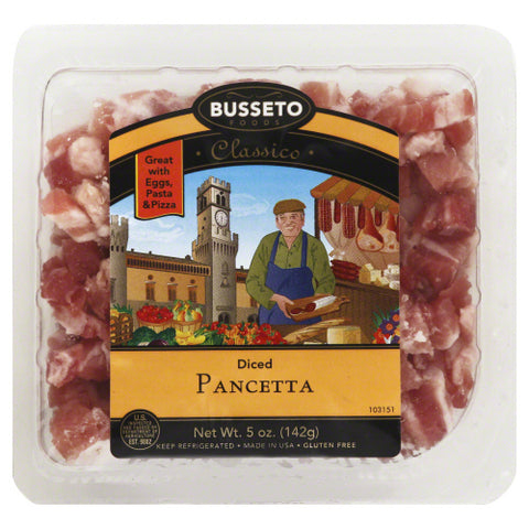 BUSSETO PANCETTA DICED - 5 OZ
