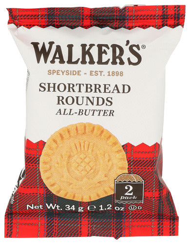 WALKERS SHORTBREAD RND 2CT - 1.2 OZ
