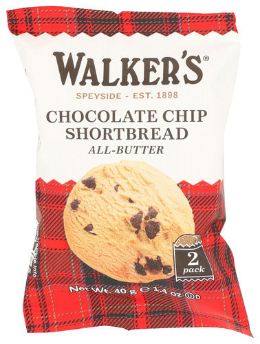 WALKERS SHORTBREAD CHCCHP 2PK - 1.4 OZ