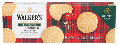 WALKERS COOKIE SHRTBRED ROUND GF - 4.9 OZ