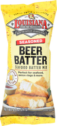 LOUISIANA FISH FRY MIX BEER BATTER - 8.5 OZ