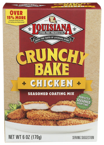 LOUISIANA FISH FRY SSNNG CRUNCHY BAKE CHKN - 6 OZ