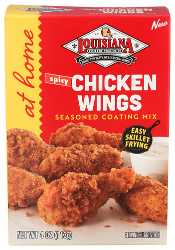 LOUISIANA FISH FRY MIX COATING CHKN WING - 4 OZ
