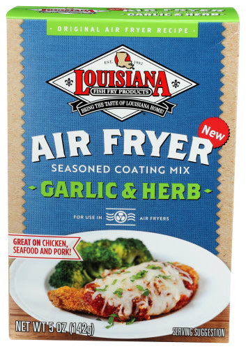 LOUISIANA FISH FRY MIX AIR FRY GRLC HRB CTNG - 5 OZ