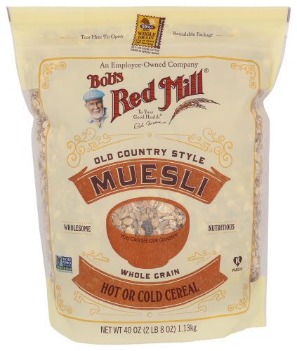 Bobs Red Mill 
Cereal Muesli, 40 OZ