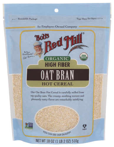 Bobs Red Mill 
Oat Bran Org, 18 OZ.