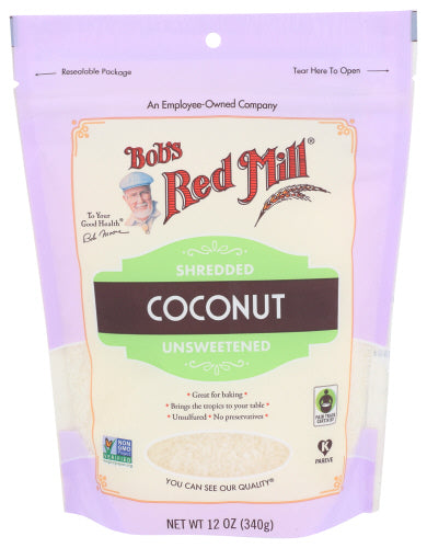 \Bobs Red Mill 
Coconut Shredded, 12 OZ.