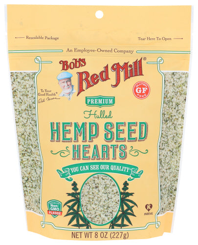 Bobs Red Mill 
Seeds Hmp Hrt, 8 OZ.