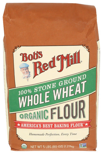 BOBS RED MILL FLOUR WHOLE WHEAT - 5 LB