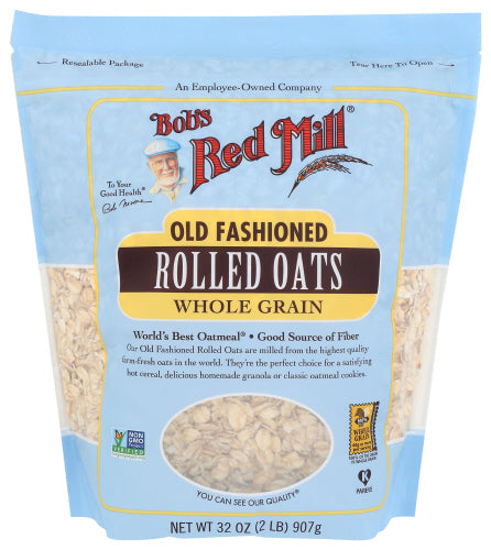 Bobs Red Mill 
Oats Rolled Reg Old Fshnd, 32 OZ.