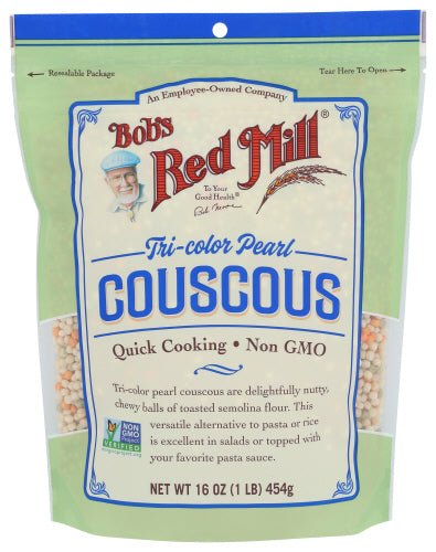 Bobs Red Mill 
Couscous Peral Tricolor, 16 OZ.