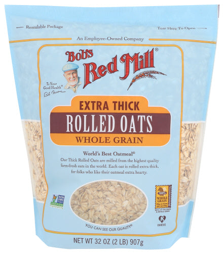 Bobs Red Mill 
Oats Rolled Extr Thck, 32 OZ.