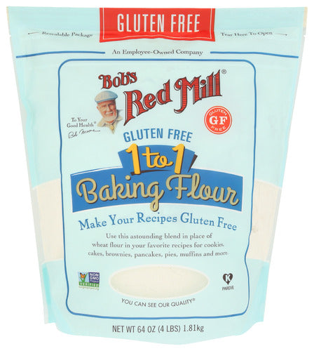 Bobs Red Mill 
Baking Flour 1-To-1, 64 OZ.