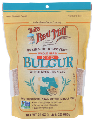 Bobs Red Mill 
Wheat Bulgar Red Hard, 24 OZ.
