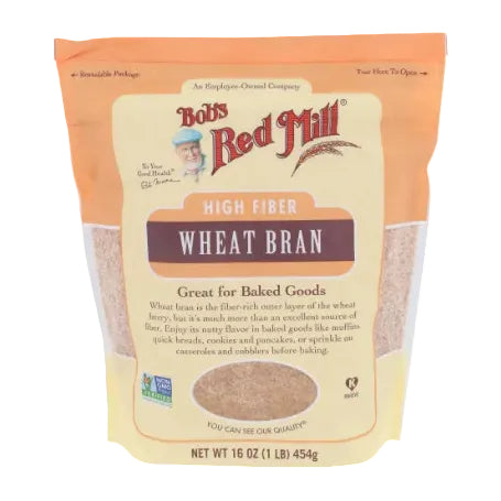BOBS RED MILL BRAN WHEAT - 16 OZ