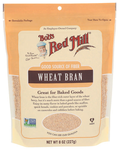 Bobs Red Mill 
Bran Wheat, 8 OZ.