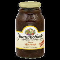 GRANDMOTHERS MINCEMEAT RUM FLVRD - 28 OZ