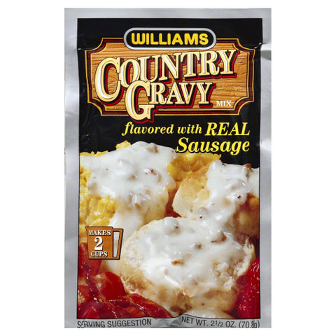 WILLIAMS MIX GRAVY CNTRY W SAUSAGE - 2.5 OZ