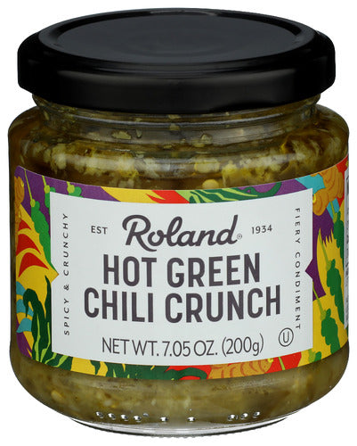ROLAND CHILI CRUNCH HOT GREEN - 7 OZ