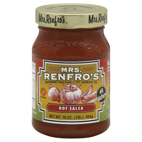 MRS RENFRO SALSA PICANTE HOT - 16 OZ